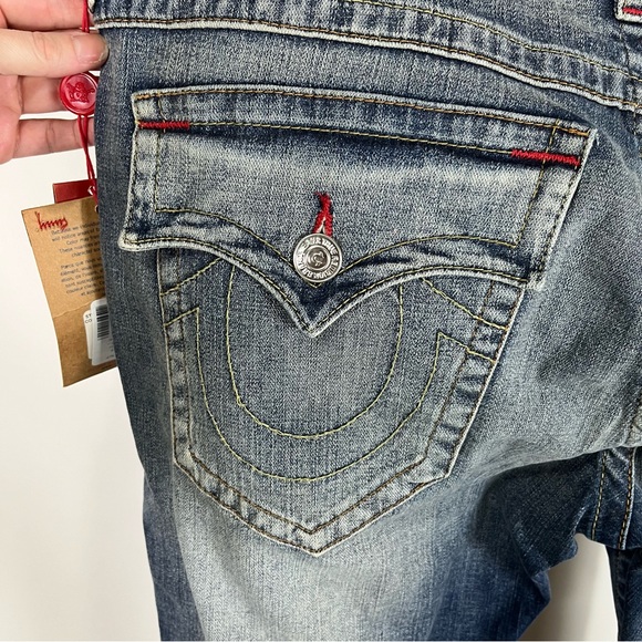 NWT True Religion Bartack Skinny Jean With Flap - Picture 5 of 12